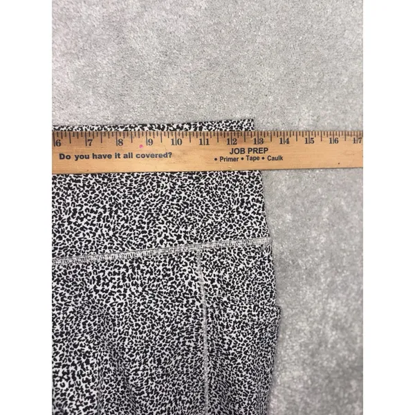 ATHLETA |Size S| Salutation Stash Pocket‎ II Textured 7/8 Tight Moonflower Black - Image 10