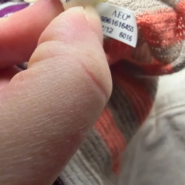 American Eagle Striped Multicolor Infinity Scarf - Image 4