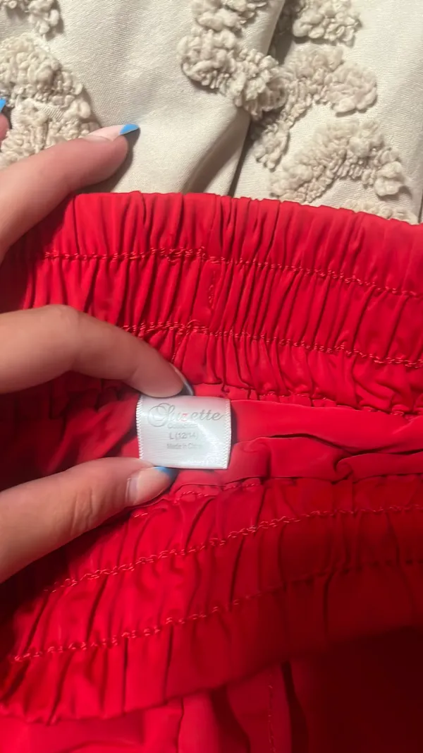 Luzette red shorts Size kids large 10 - Image 2