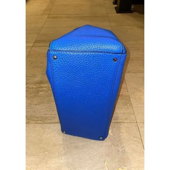 Kate Spade blue pebble‎ leather Tote Bag - Image 6