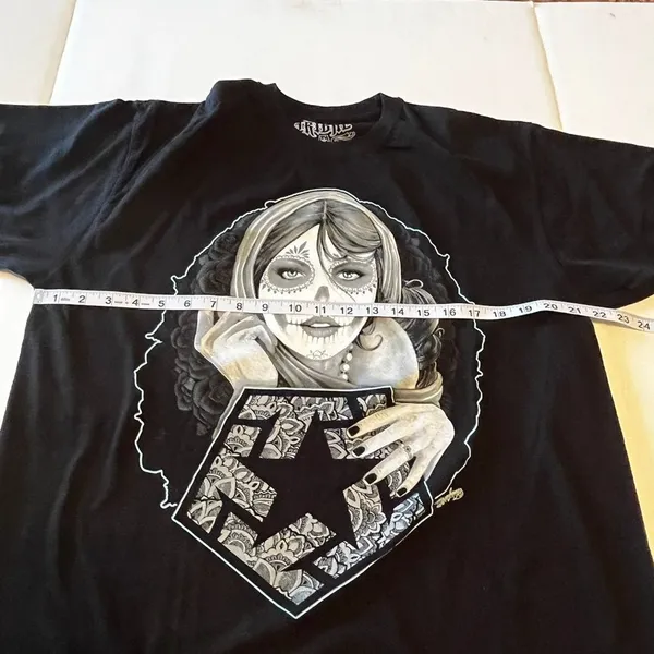 Tribal TribalGear.com Tribal GEAR black t-shirt‎ size large short sleeve graphic - Image 3