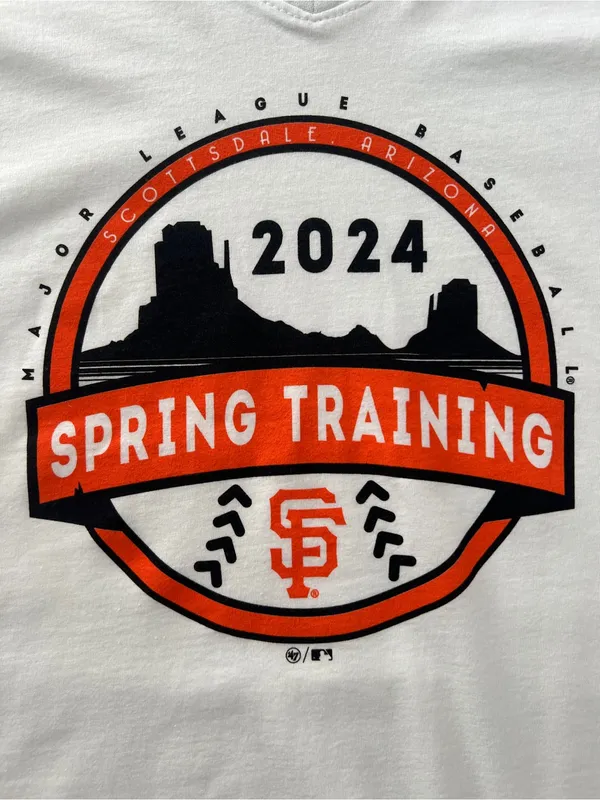 NWT '47 San Francisco Giants Spring Training 2024 V-Neck Tee L - Image 5
