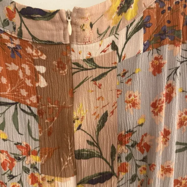 Fate Midi Dress‎ Sz Small Patchwork Boho Peasant Western Romantic Feminine Flowy - Image 7