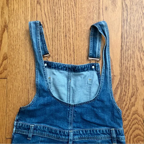 GAP Long & Lean Denim Overalls Blue Organic Cotton Casual Women's Size S NWOT - Image 10