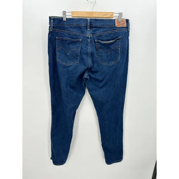 Levi's Dark‎ Wash 311 Shaping Skinny Denim Jeans Cotton Stretch Women Size 34 - Image 2