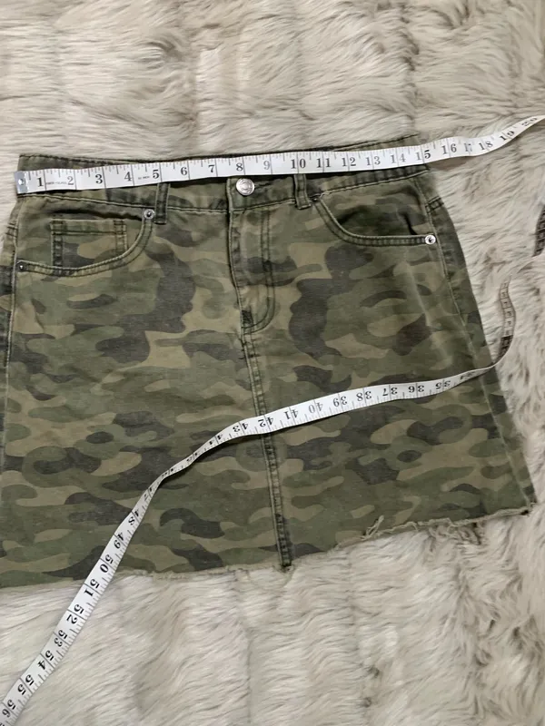 Mud Pie Women's Camouflage Skirt Small - Image 5