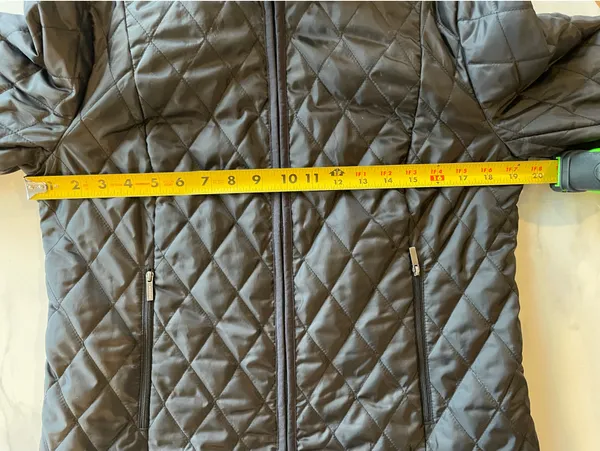 Lands’ End Women’s Black Quilted Zip Lightweight Primaloft Jacket Size S 6-8 - Image 8