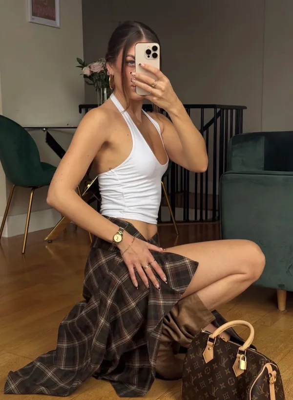 ZARA Asymmetrical Skirt low rise - Image 4