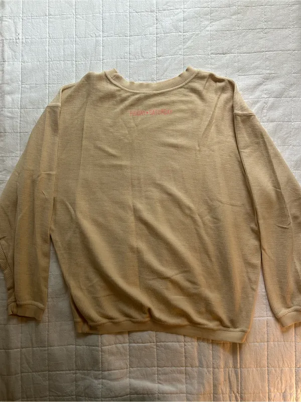 Big Nap Girl Cream Chicka D Corded Sweatshirt - Image 5