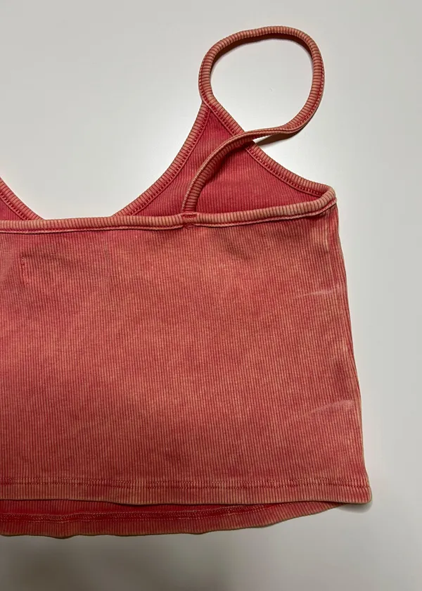 Abercrombie Red Cropped Tank - Image 2