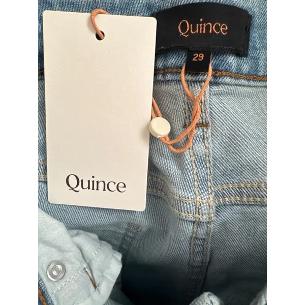 Quince Bella Stretch Relaxed Straight Jeans Womens Size 29 NWT Casual Minimalist - Image 10