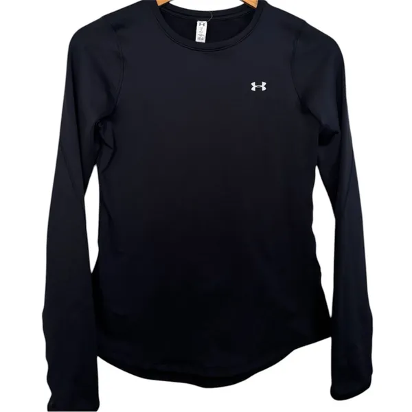 💥 Under Armour ColdGear® Compression Black Performance Long Sleeve Crew - Image 2