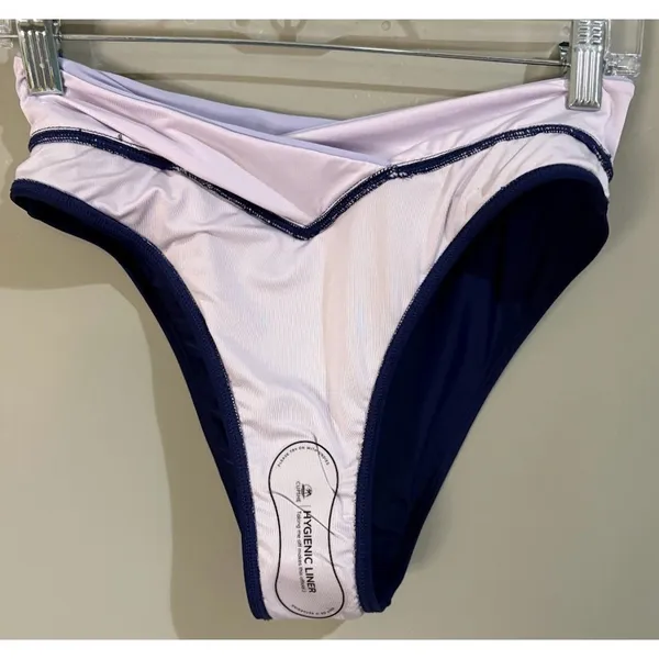 Cupshe Color Block High‎ Waisted Bikini Bottom - Small NWT - Image 4