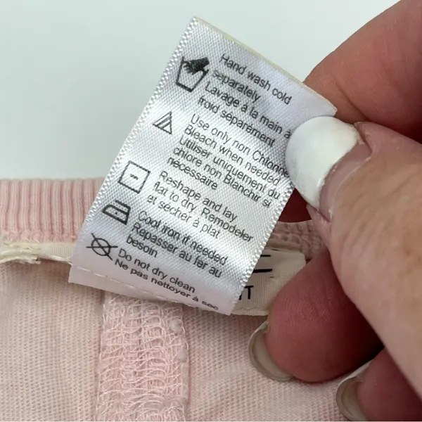 L*Space Baby Pink‎ Sleeveless Dress Womens Medium 100% Cotton Stretch *FLAWED - Image 3