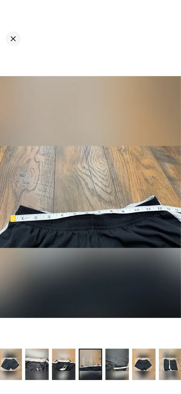 Nike Shorts Women’s Size Small Black White Workout Running Athletic Active - Image 5
