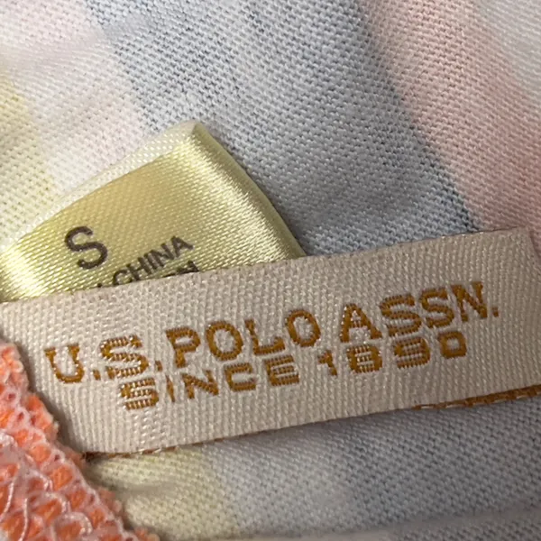 U.S. Polo Assn. Multicolored Striped Romper - Image 5