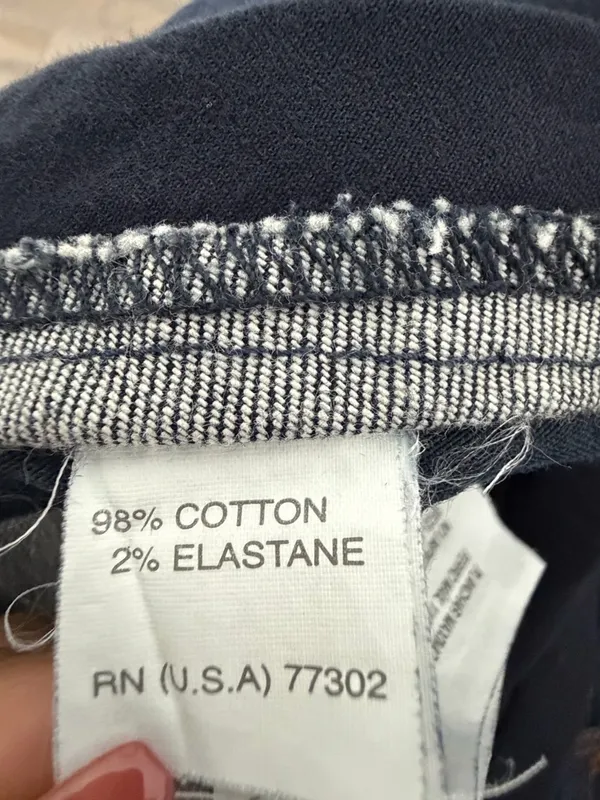 Zara Skirt Maternity Size Large Dark Wash Denim Stretch Panel(A543) - Image 10