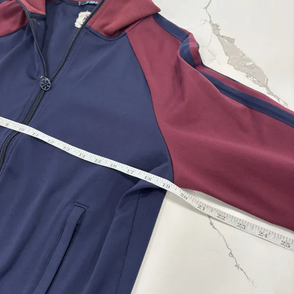 Tory Burch Jacket Womens Size Large Track Jacket Red Blue Tory Sport - Image 3