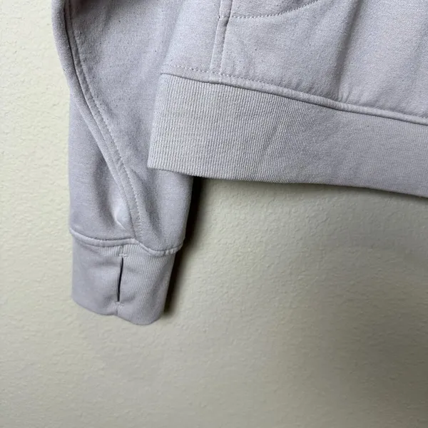 Danskin Cropped Quarter Zip Half Zip Sweatshirt Size XL Extra Large - Image 3