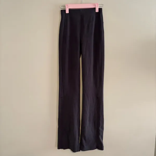 Lululemon Brushed Softstreme Ribbed Zip Flared Pant - Image 3