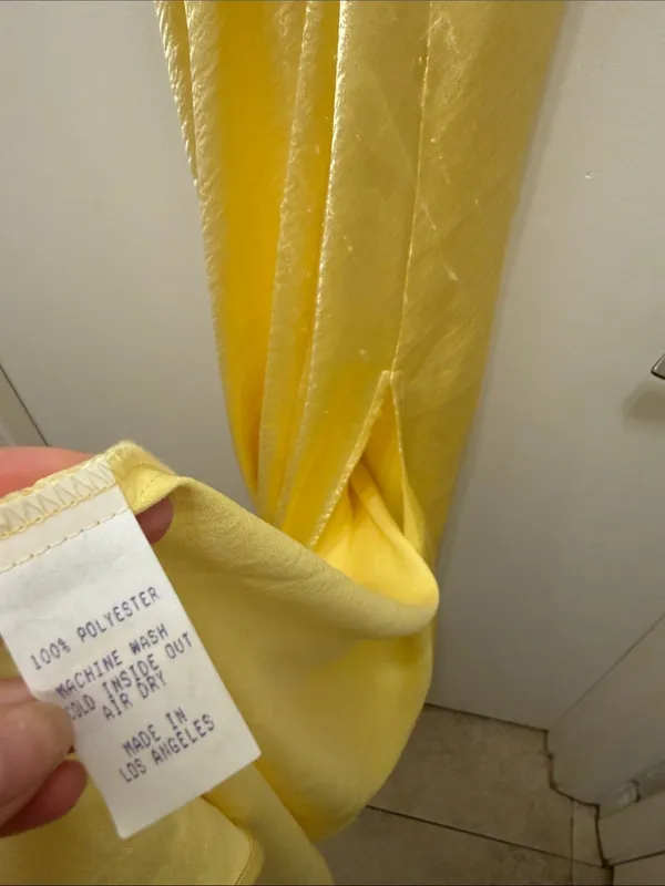 RESA river slip dress yellow - Image 5