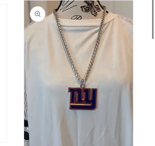 NFL New York Giants Primary Team Logo Necklace - Image 2
