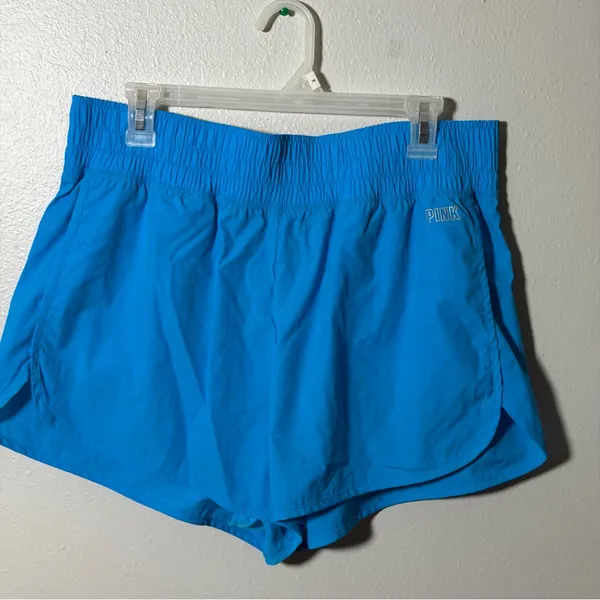 Pink Active Victoria’s Secret Women‎ Blue Pull On Water Swim Shorts size XL - Image 2