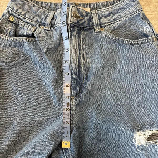 Garage Women's Size 25 Wide Leg Ample Baggy High Rise Jeans‎ 90s Grunge Hip Hop - Image 11