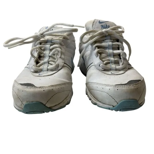Nike Women's View II‎ Walking Sneakers White/Ice Rolling Rail Blue Size 9 - Image 6