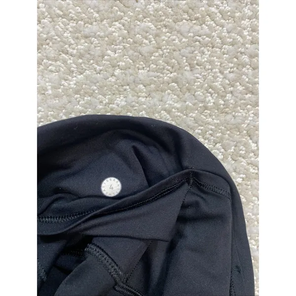 Lululemon Lead The Pack Reflective Tight 28" Black Running Leggings Size 4 - Image 13