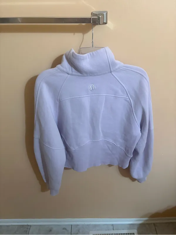 Lululemon Scuba Oversized Funnel Neck Half-Zip in Lavender Dew - Image 5