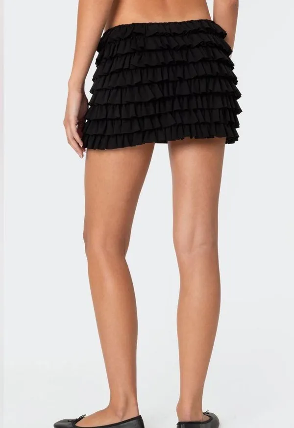 Edikted Blank Space Ruffled Mini Skirt in size Small - Image 3