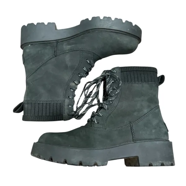 Ugg Womens Black Ballard Lace Up Boot Size 8 - Image 2