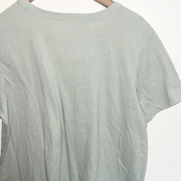 Zoe + Liv Sage Green Yosemite Graphic Mountain Tree Short Sleeve Women’s T-Shirt - Image 6