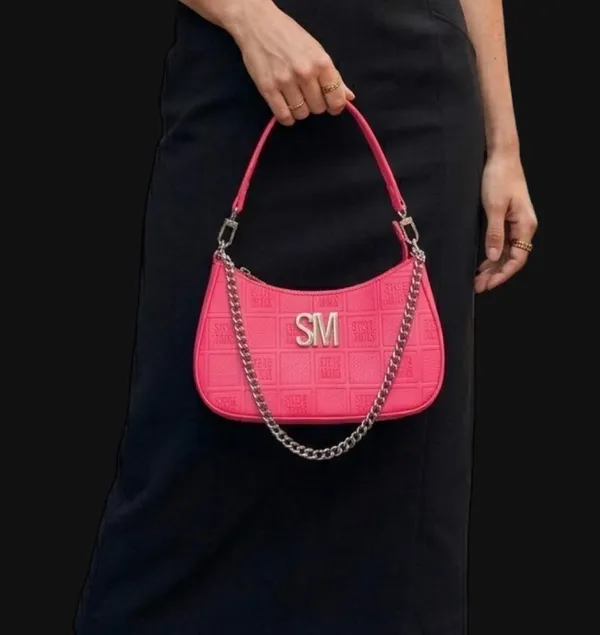 Steven By Steve Madden hot pink shoulder purse bag - Image 2