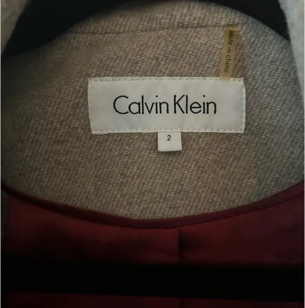 Calvin Klein Wool Blend Coat - Image 2