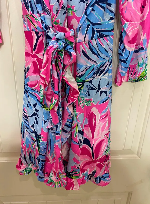 Lilly Pulitzer Wrap Romper - Image 2