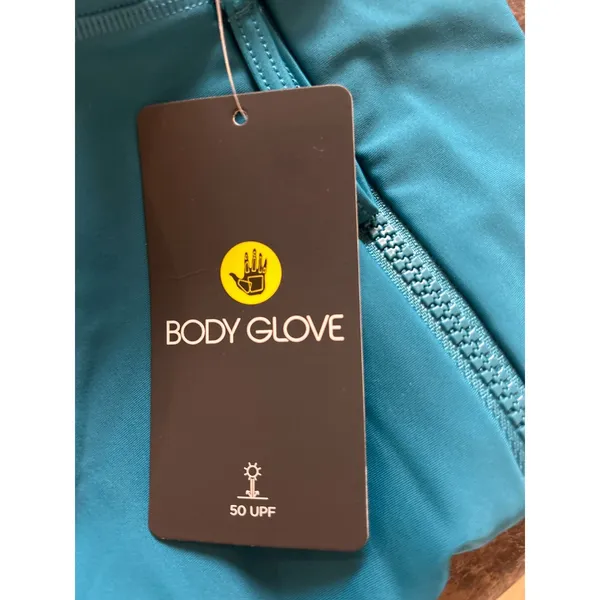 Body Glove Swimsuit Women's One Piece Surf Paddle Board Blue Teal Size Small NWT - Image 9