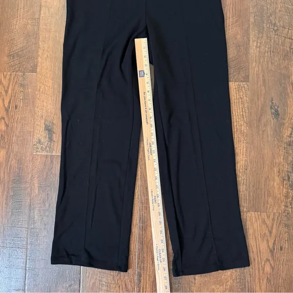 UNIQLO black elastic waist ponte pants, size M - Image 9