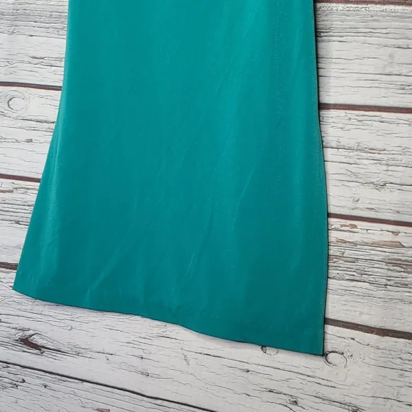 Anthropologie Silence + Noise stretch green spaghetti strap dress sz XS - Image 3