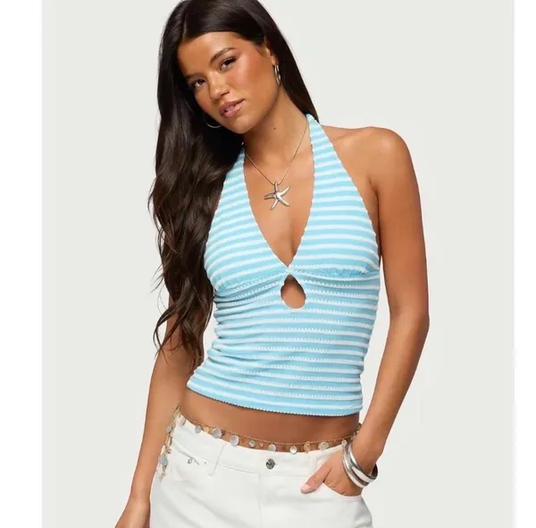 Edikted Blue Top Tank - Image 3