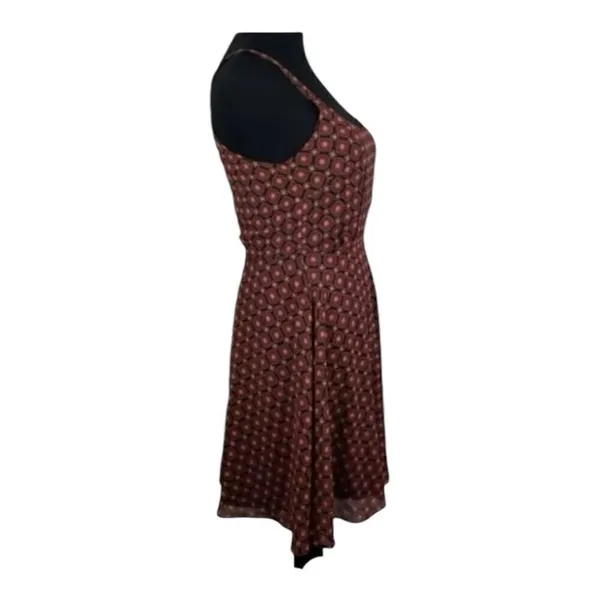 Bar lll Black Pink Printed Short Sheath Dress Size M Sleeveless Scoop Neck - Image 3