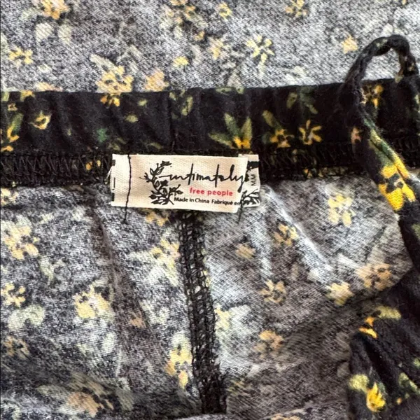 NWT Intimately FP Early Morning Sleep Set in Black Combo Size M‎ - Image 6