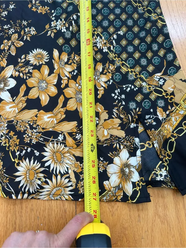 NWT Princess Polly Lucci Mini Dress Size 4 Black Gold Baroque Chain Satin Cami‎ - Image 8