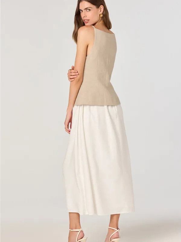 Astr the label long dress contrast dress - Image 2