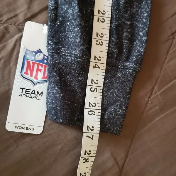 Carolina Panthers Sweatshirt Hoodie Women Sz Small NFL Gameday Charcoal Gray - Image 12