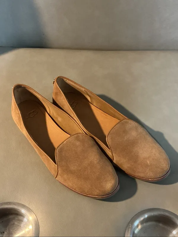 UGG Women's Suede Loafers in Tan - Image 2