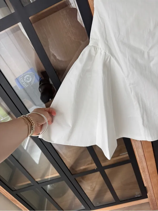 NWT Peppermayo Lucille Mini Dress strapless White bride engagement bow - Image 8