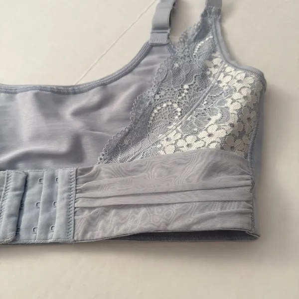 Triumph Sports Bra Shape Sensation 018 Corsage‎ M023 Size Medium Light Blue Lace - Image 3