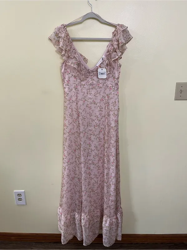 NEW Altar’d State Pink Floral Maxi Dress Size Small Available NWT - Image 3
